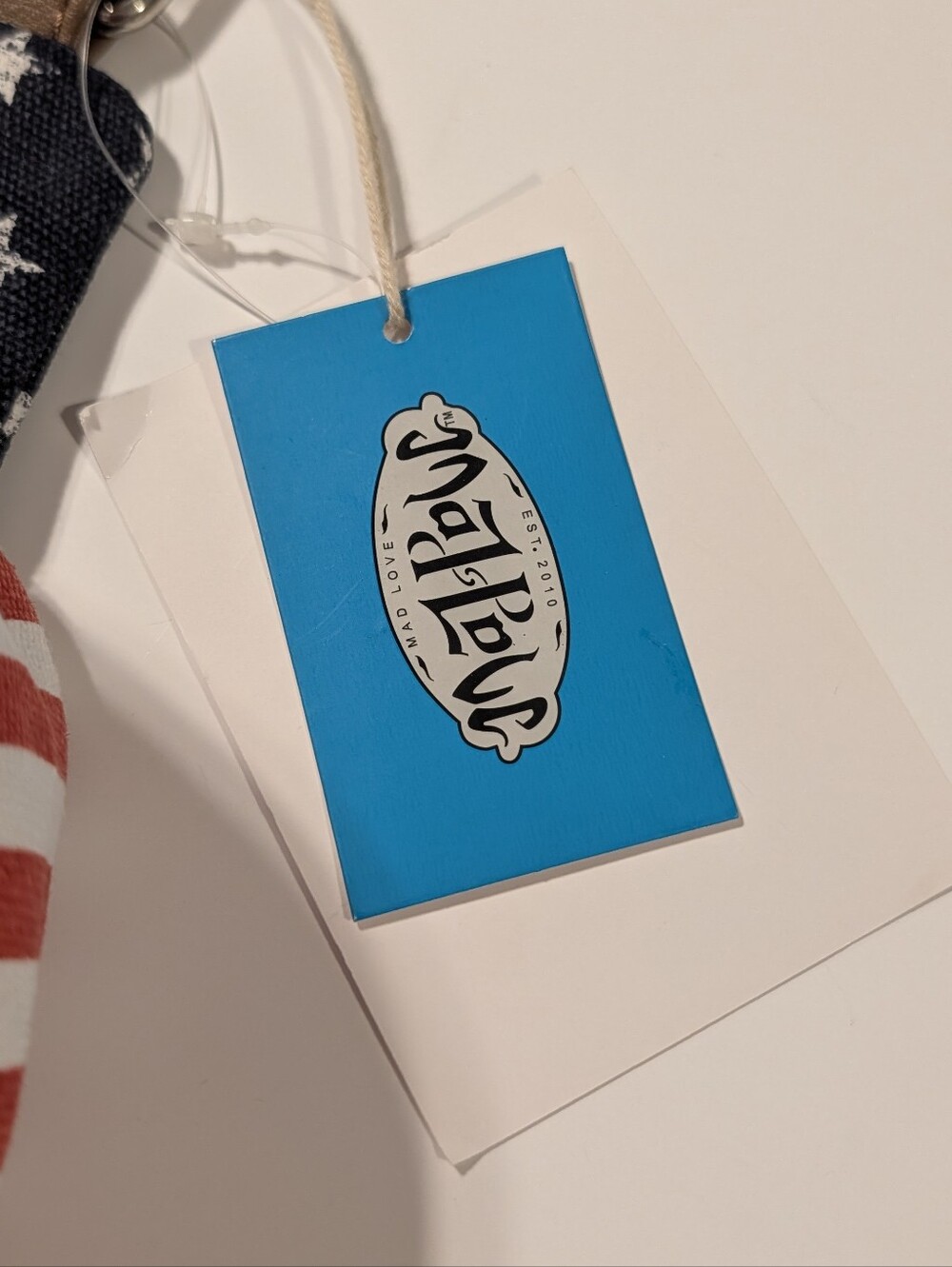 Mad Love Canvas Americana Sling Crossbody Bag - Picture 3 of 16